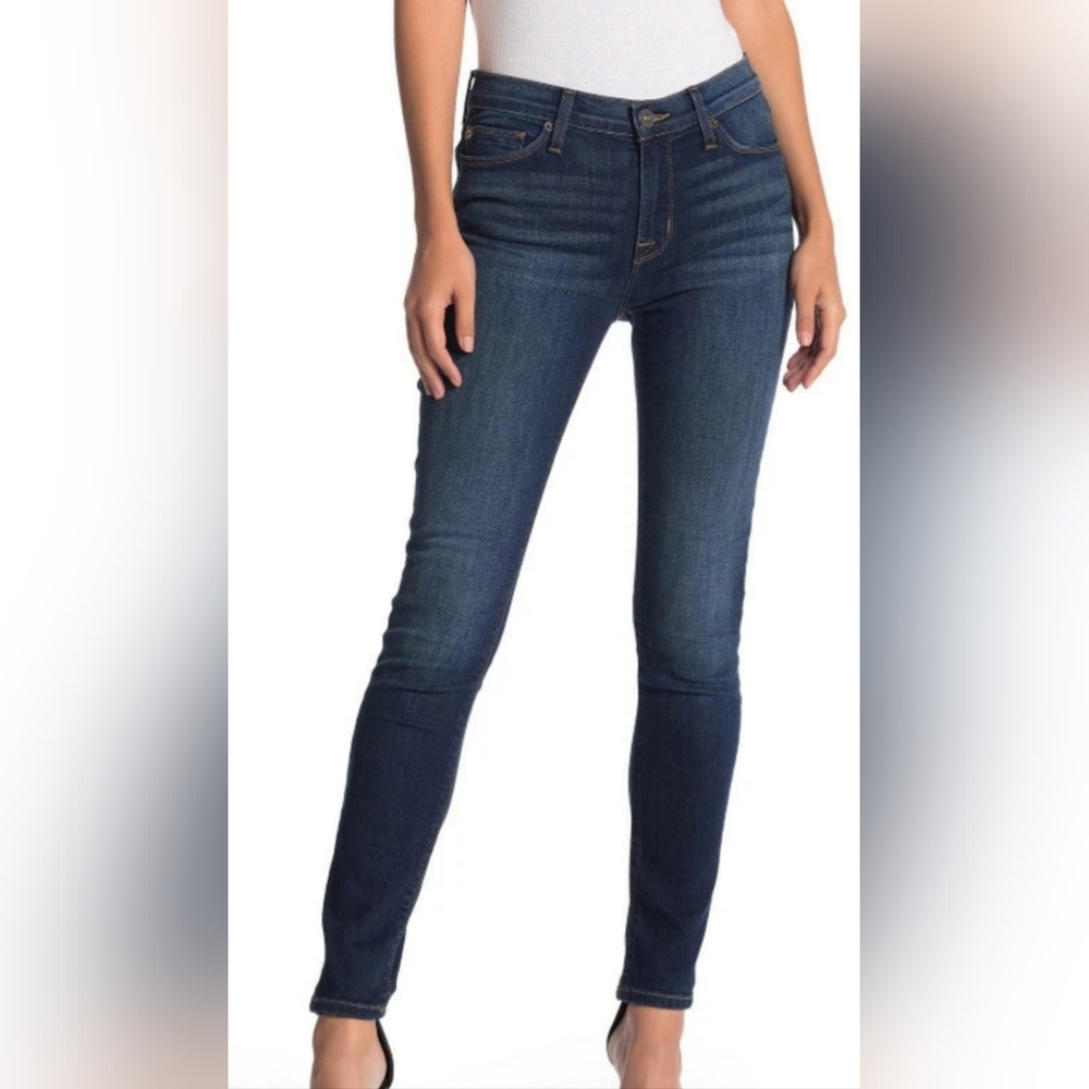 Hudson New Jeans Dark Blue Women's Skinny Jeans